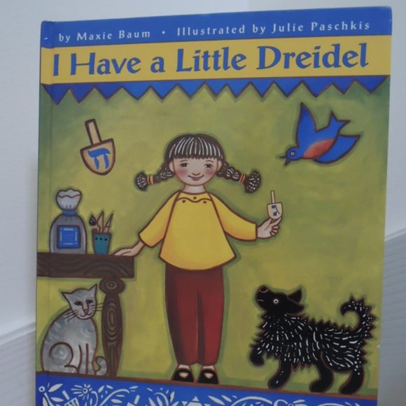 I Have A Little Dreidel Hardcover Book October 2006 by Maxie Baum + Dreidel Toy - Picture 1 of 10